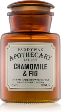 Paddywax Apothecary Chamomile & Fig aromatizēta svece