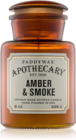 Paddywax Apothecary Amber & Smoke mirisna svijeća