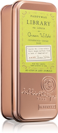 Paddywax Library Oscar Wilde vela perfumada
