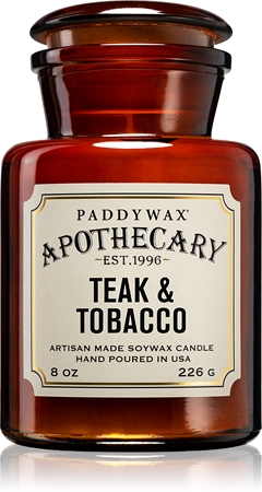 Paddywax Apothecary Teak & Tabacco doftljus