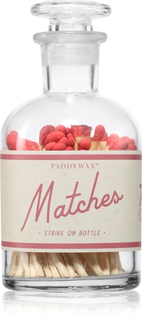 Paddywax Matches Red Glass fiammiferi