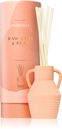 Paddywax Santorini Raw Clay & Pear diffuseur d'huiles essentielles avec recharge
