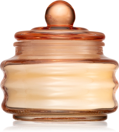 Paddywax Beam Duftkerze – Peach Glas, Violet Vanille Duft, 85g – Inkl. Deckel