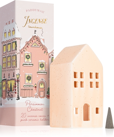 Paddywax Ceramic Village Persimmon Chestnut lahjasetti