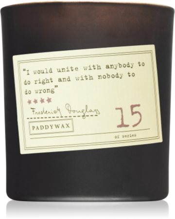Paddywax Library Frederick Douglass aromatizēta svece