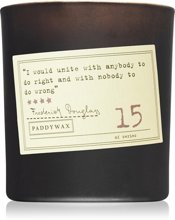 Paddywax Library Frederick Douglass bougie parfumée