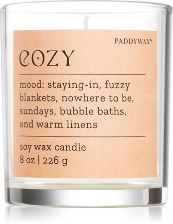 Paddywax Mood Cozy Cashmere & French Orris scented candle