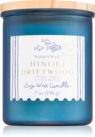 Paddywax Coastal Hinoki Driftwood vonná svíčka