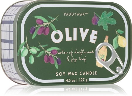 Paddywax Bistro Tin Fig & Olive Duftkerze in blechverpackung
