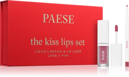Paese The Kiss Lips Set Lovely Pink подарунковий набір відтінок 03 Lovely Pink
