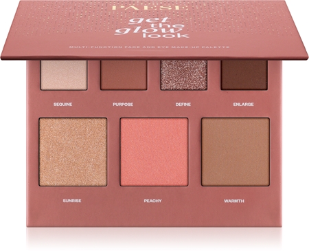 Paese Get The Glow Look Face And Eye Make-up Palette multifunkční paleta na obličej a oči