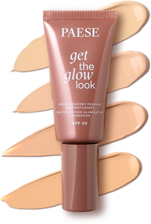 Paese Get The Glow Look Illuminating Foundation легкий роз'яснюючий тональний крем SPF 20