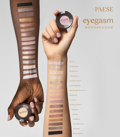 Paese Eyegasm Eyeshadow fard à paupières longue tenue