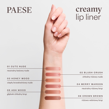 Paese Creamy Lip Liner cream lip liner