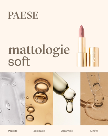 Paese Mattologie Soft Lipstick Creamy Lipstick with matt effect