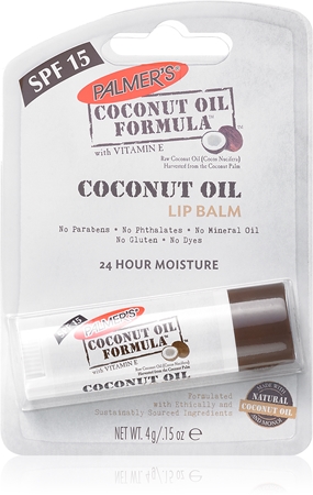 Palmer’s Face & Lip Coconut Oil Formula bálsamo hidratante para lábios em stick SPF 15