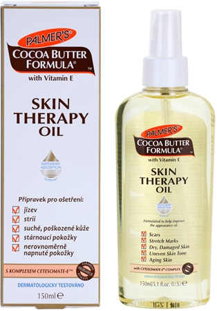 Palmer’s Hand & Body Cocoa Butter Formula huile sèche multifonctionnelle corps et visage