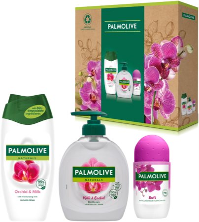Palmolive Triple Naturals Orchid dárková sada pro ženy