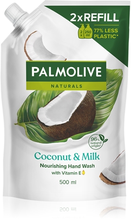 Palmolive Naturals Coconut & Milk tekuté mýdlo na ruce náhradní náplň