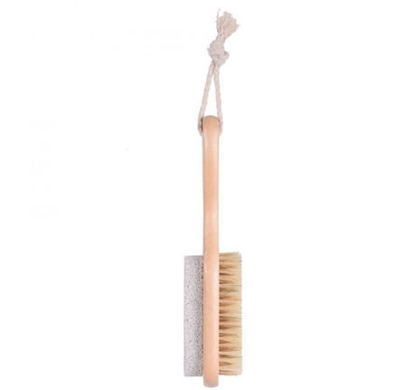 PALSAR7 Wooden Heel File with Brush Pumice Stone for heels