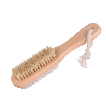 PALSAR7 Wooden Heel File with Brush Pumice Stone for heels