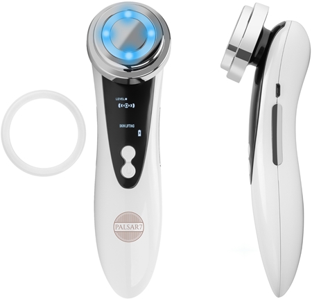 PALSAR7 Exclusive Set LED Lip Mask & Galvanic Iron set at a reduced price Rose Gold
