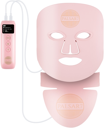 PALSAR7 Photon LED mask Pink Cloud LED treatment mask for face and décolleté