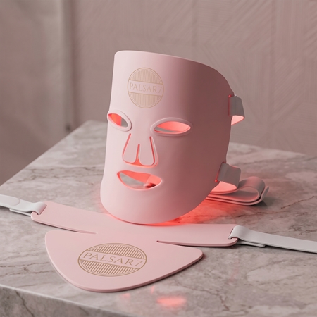 PALSAR7 Photon LED mask Pink Cloud LED treatment mask for face and décolleté