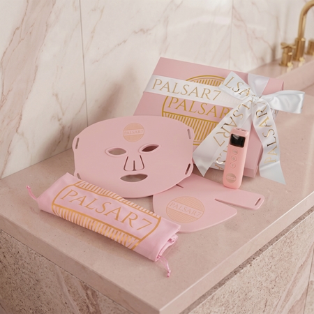 PALSAR7 Photon LED mask Pink Cloud LED treatment mask for face and décolleté