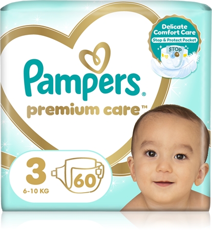 Pampers Premium Care Size 3 pañales desechables