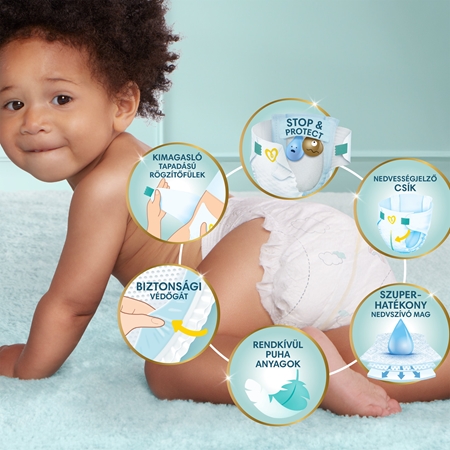 Pampers Premium Care Size 3 eldobható pelenkák