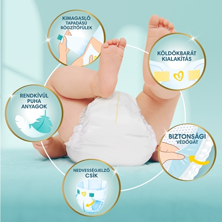 Pampers Premium Care Size 0 eldobható pelenkák