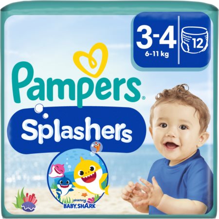 Pampers Splashers 3-4 bañadores-pañal desechables