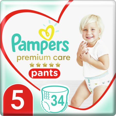 Pampers Premium Care Pants Junior Size 5 scutece de unică folosință tip chiloțel