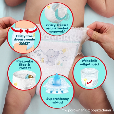 Pampers Premium Care Pants Size 4 jednorazowe pieluchomajtki