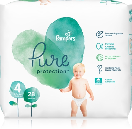 Pampers Pure Protection Size 4 WindelnWindeln