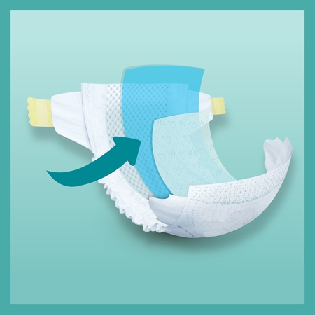 Pampers Active Baby Size 4 disposable nappies