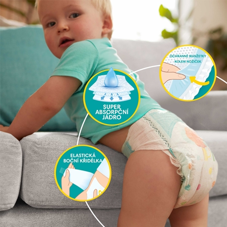 Pampers Active Baby Size 4 jednorázové pleny