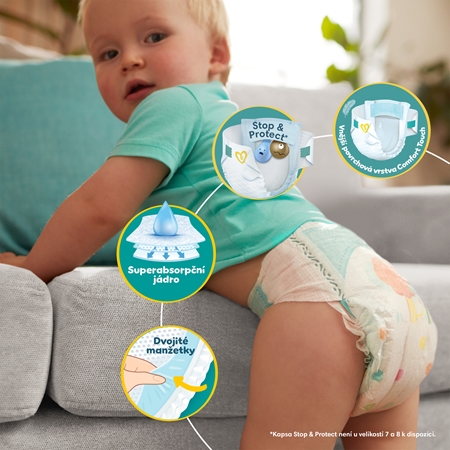 Pampers Active Baby Size 4 jednorázové pleny