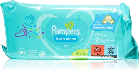 Pampers Fresh Clean XXL Wet Wipes for Kids for Sensitive Skin