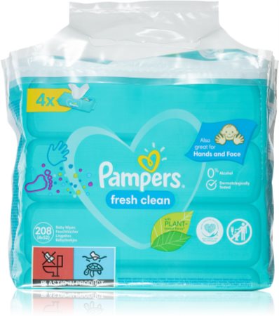Pampers Fresh Clean servetele delicate pentru copii pentru piele sensibila