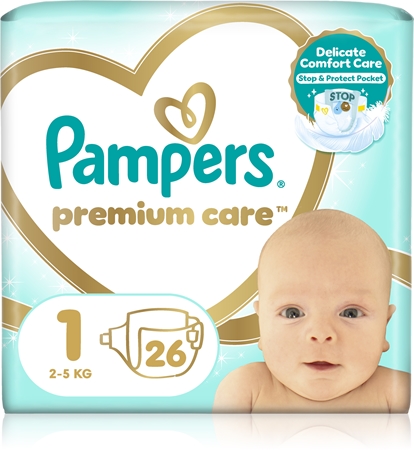 Pampers Premium Care Size 1 scutece de unică folosință