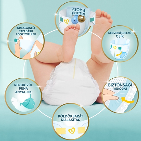 Pampers Premium Care Size 2 eldobható pelenkák