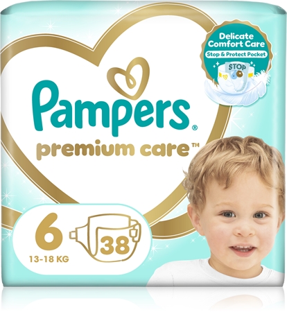 Pampers Premium Care Size 6 engångsblöjor