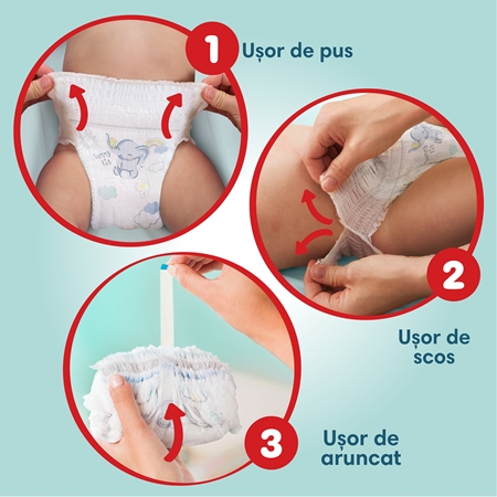 Pampers Premium Care Pants Size 6 scutece de unică folosință tip chiloțel
