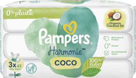Pampers Harmonie Coconut Pure Vådservietter til børn
