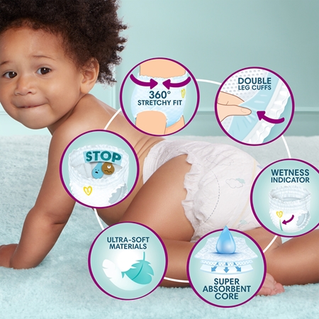Pampers Premium Care Pants Size 4 disposable nappy pants
