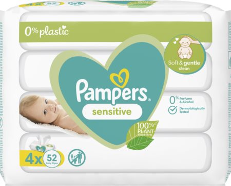 Onschuldig tentoonstelling suiker Pampers Sensitive Baby Vochtige Reinigings Doekjes voor Kinderen voor  Gevoelige Huid | notino.nl