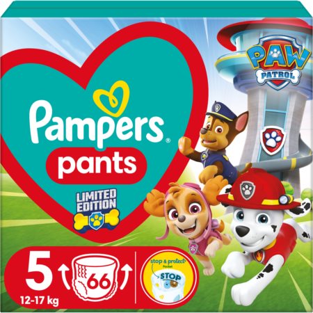 Pampers Active Baby Pants Paw Patrol Size 5 disposable nappy pants