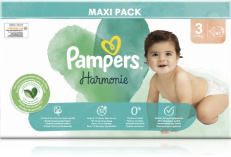 Pampers Harmonie Size 3 pañales desechables